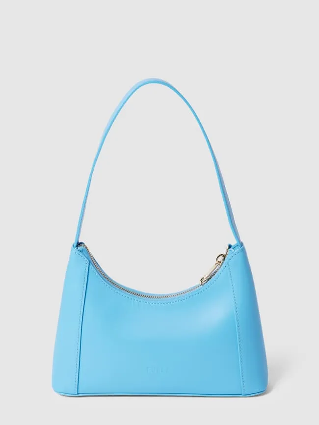 Handbag with label detail model "DIAMANTE" Furla, aqua blue