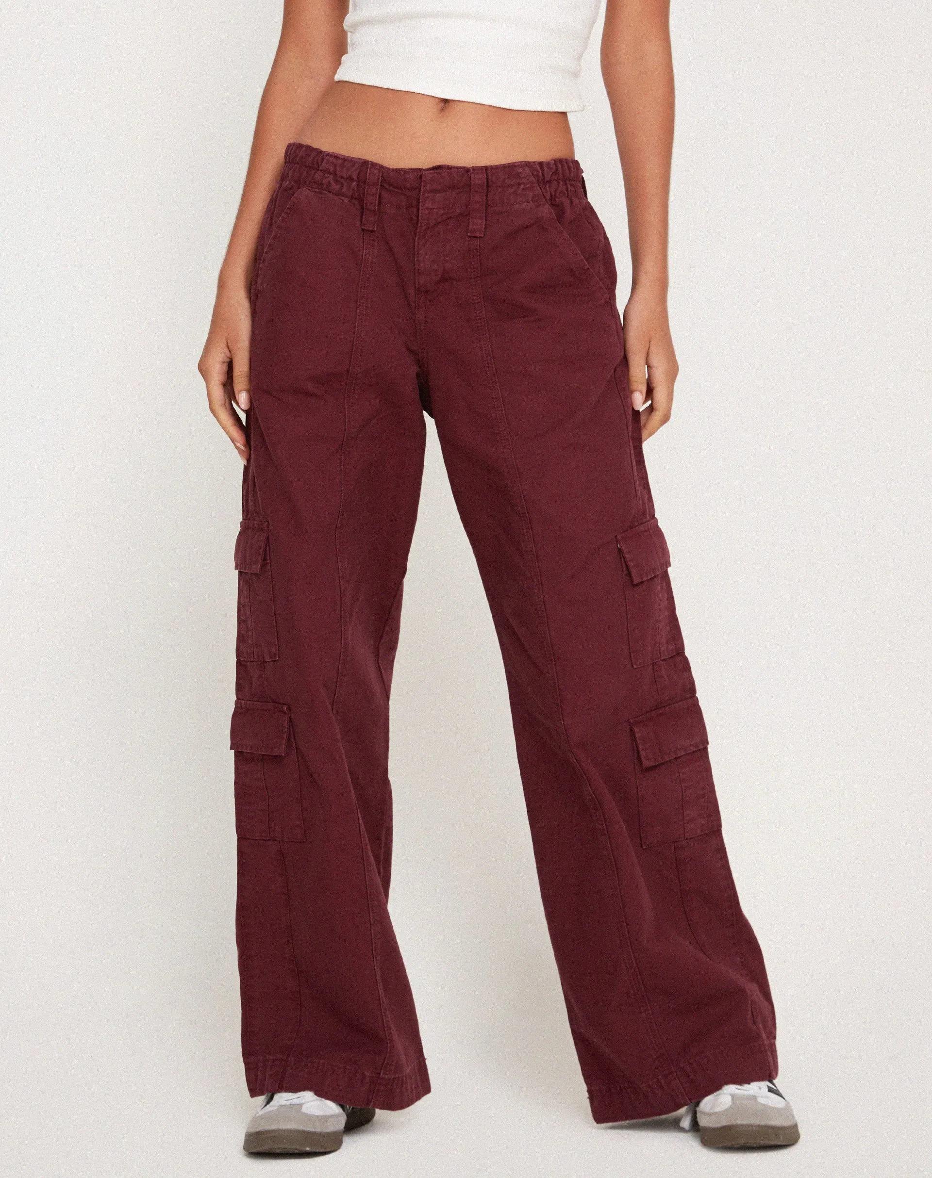 Hansa Cargo Trouser in Burgundy