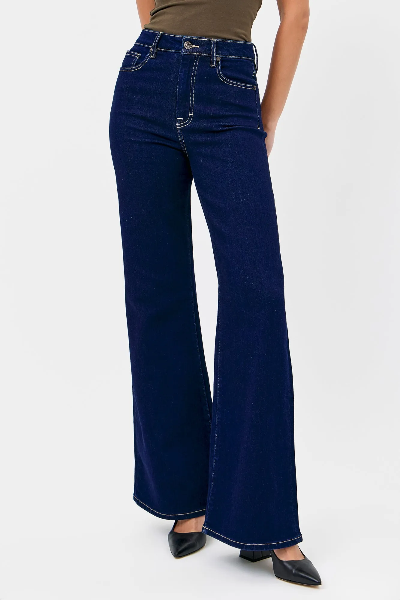 [HAPPI] Rinse Wash Clean 33" Inseam Stretch Flare