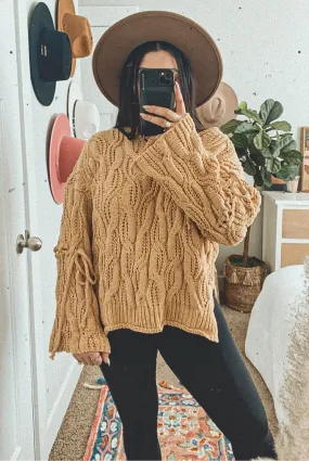 happy hippie knit sweater