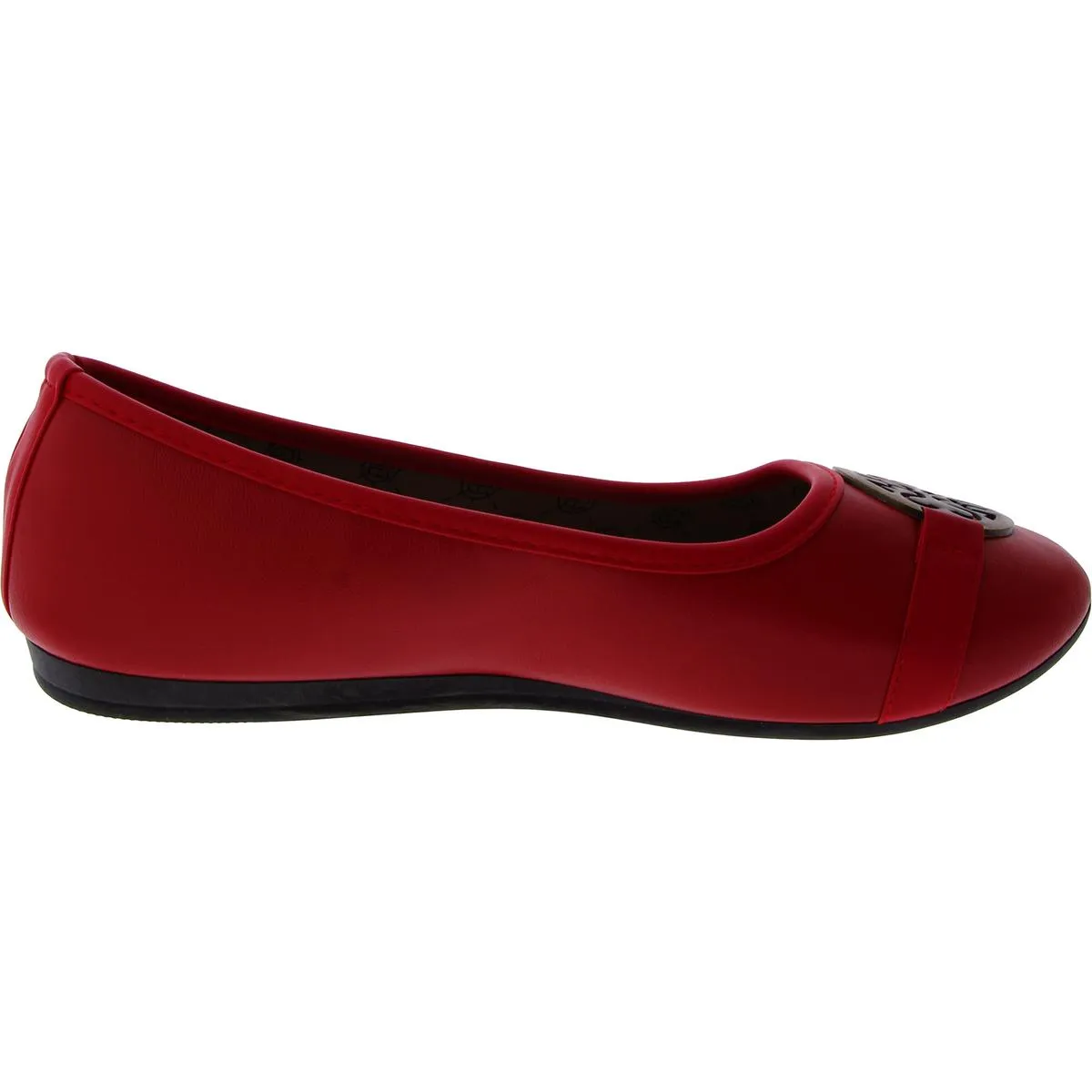 Harborsides Womens Anabel Faux Leather Slip-On Loafers