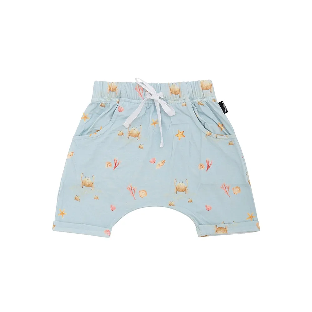Harem Shorts - Seaside Blue