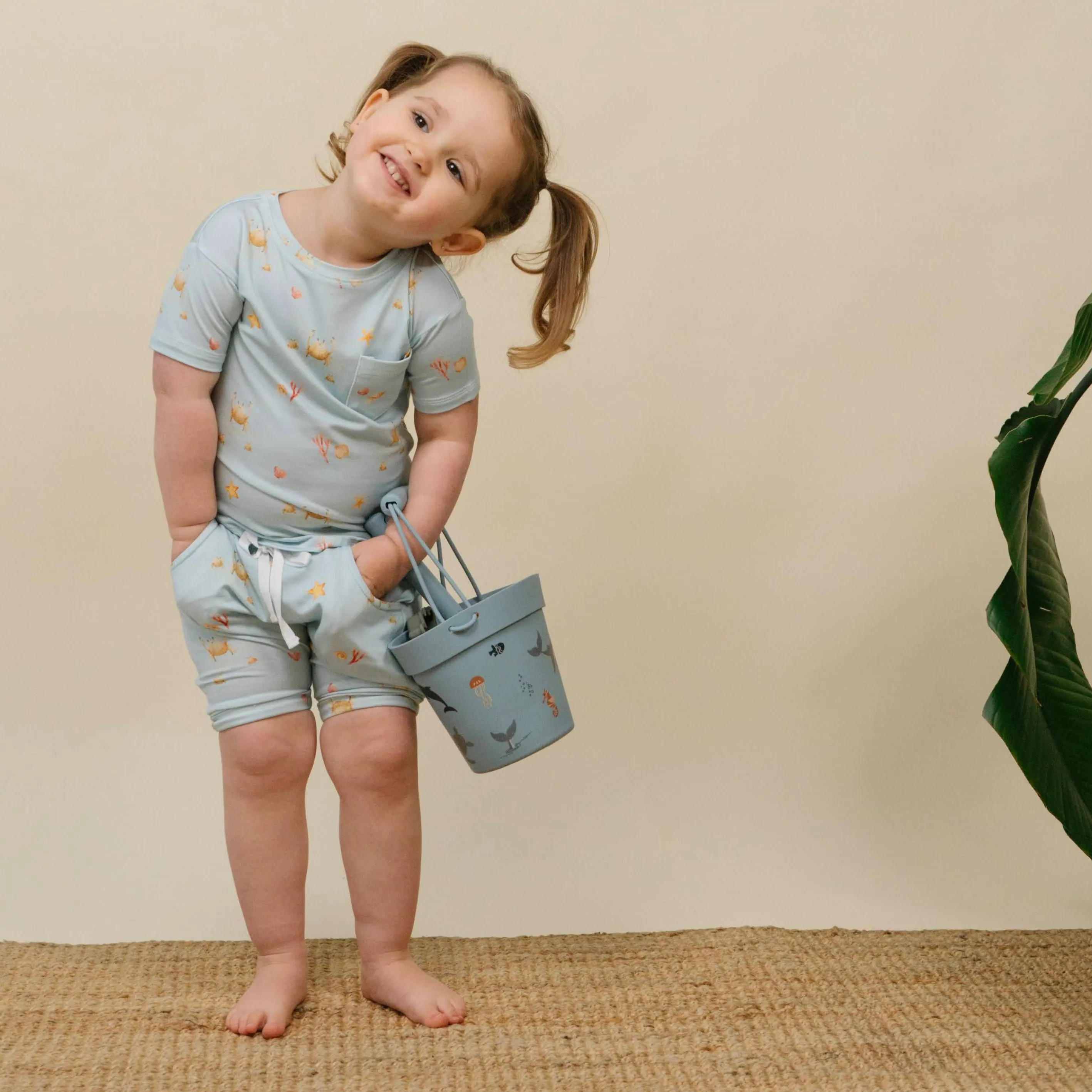 Harem Shorts - Seaside Blue