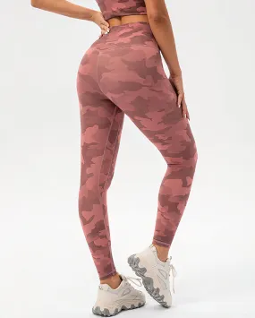 Harper Camo Leggings - Pink