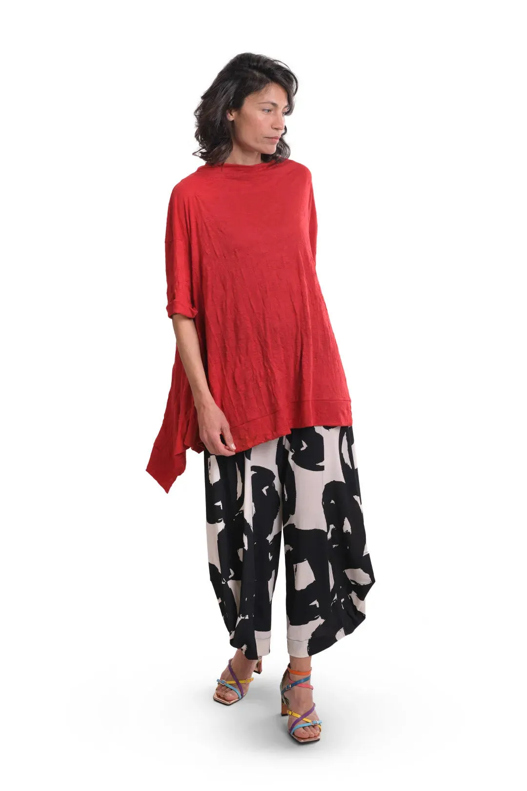 Haven Crinkle Trapeze Top