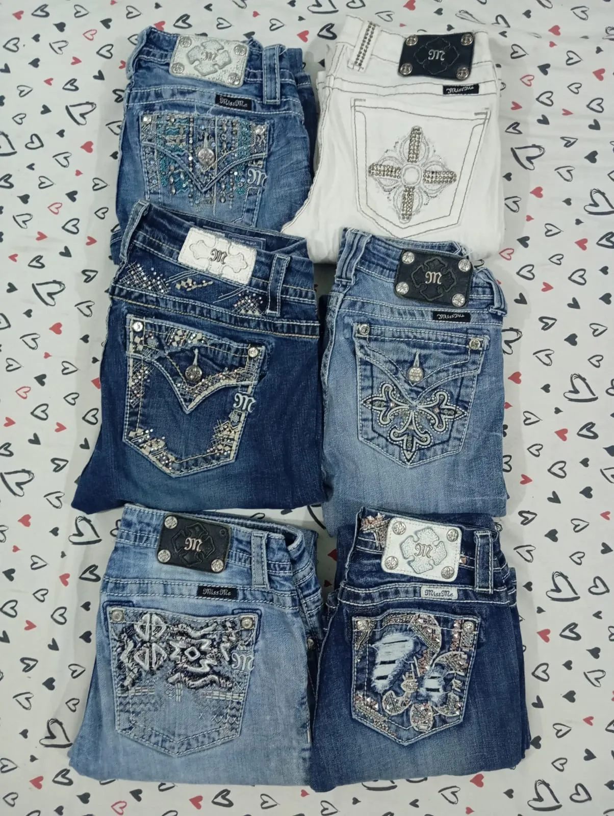 HD Set2 Ladies Y2K Miss Me Flared Jeans - 19 pcs