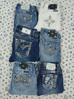 HD Set2 Ladies Y2K Miss Me Flared Jeans - 19 pcs