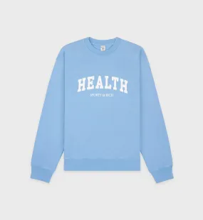 Health Ivy Crewneck - Atlantic/White