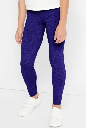 Heather Violet Lucy UV 50  Cute Stretchy Performance Leggings - Kids