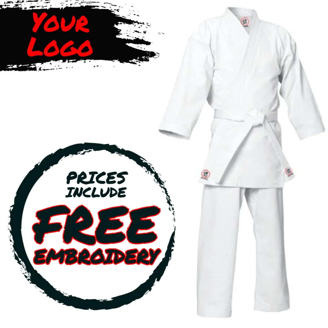 Heavyweight Cotton Gi – White, 14oz