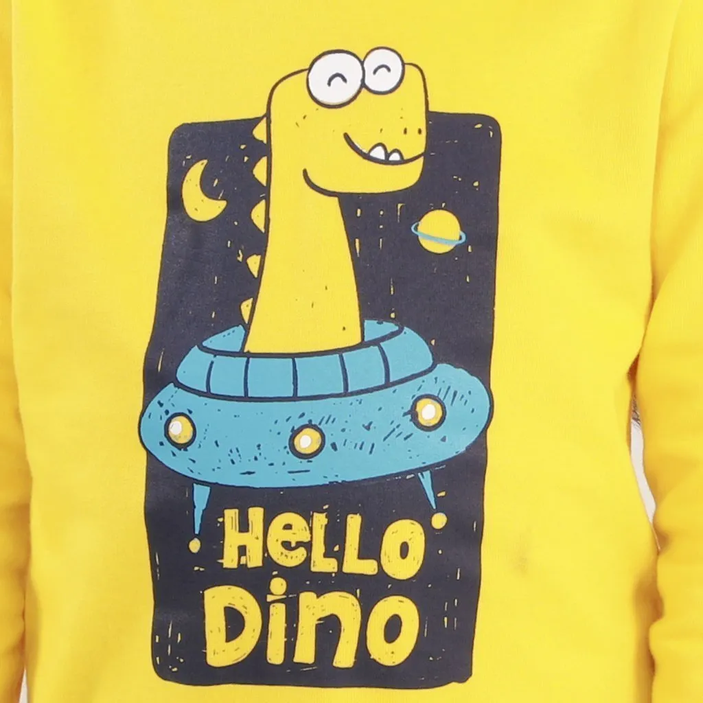 Hello Dino Hooded Sweatshirt