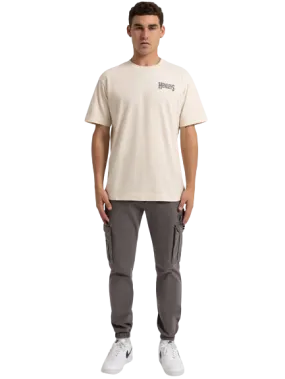 HENLEYS PANORAMIC T-SHIRT - CREAM
