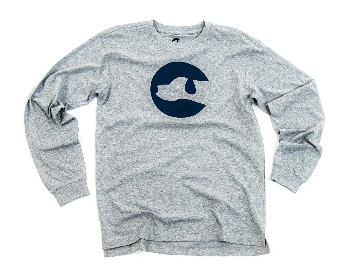 Henry Essential Long Sleeve Tees- Front Logo