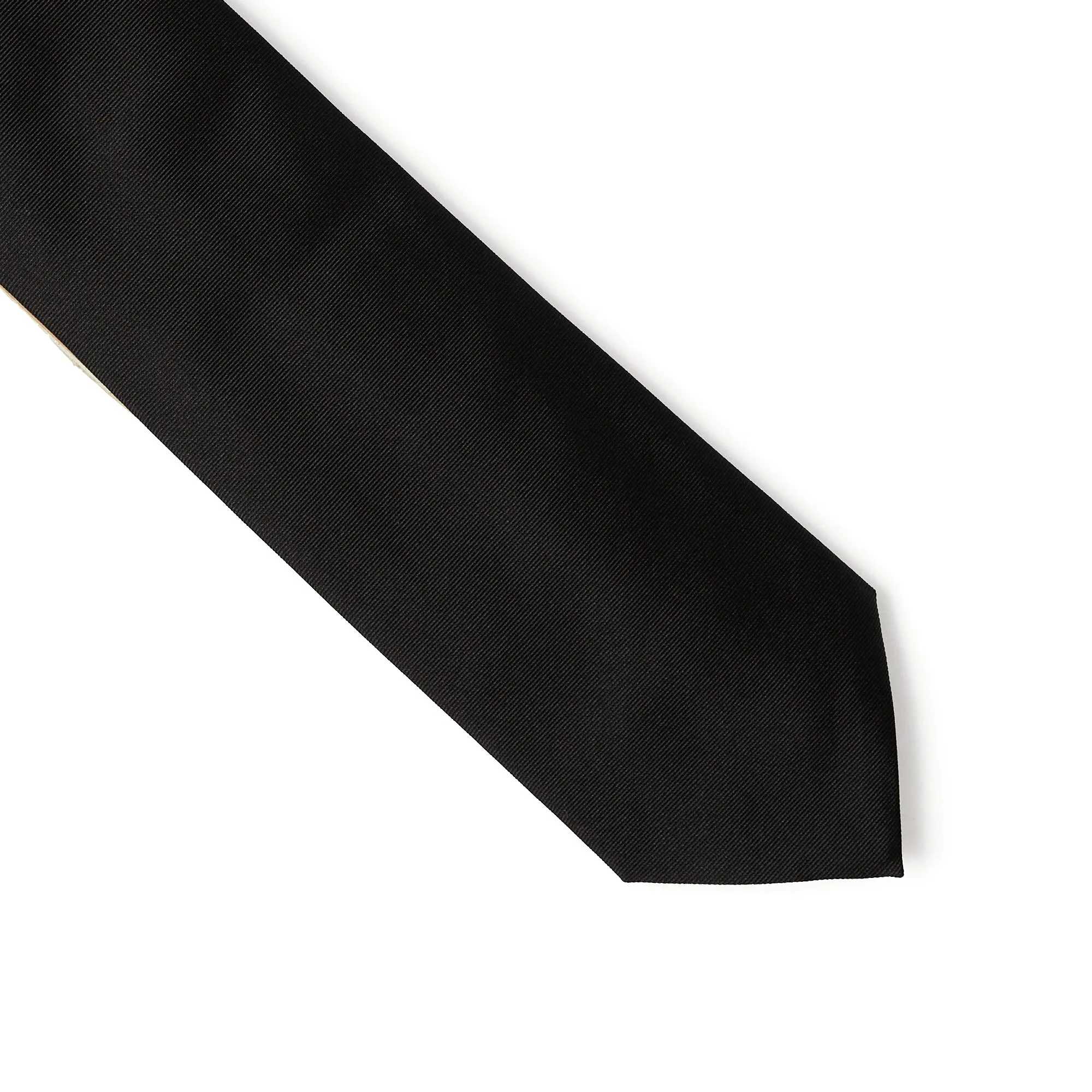 HENRY SARTORIAL 3 Fold Zeus Collection Tie BLACK