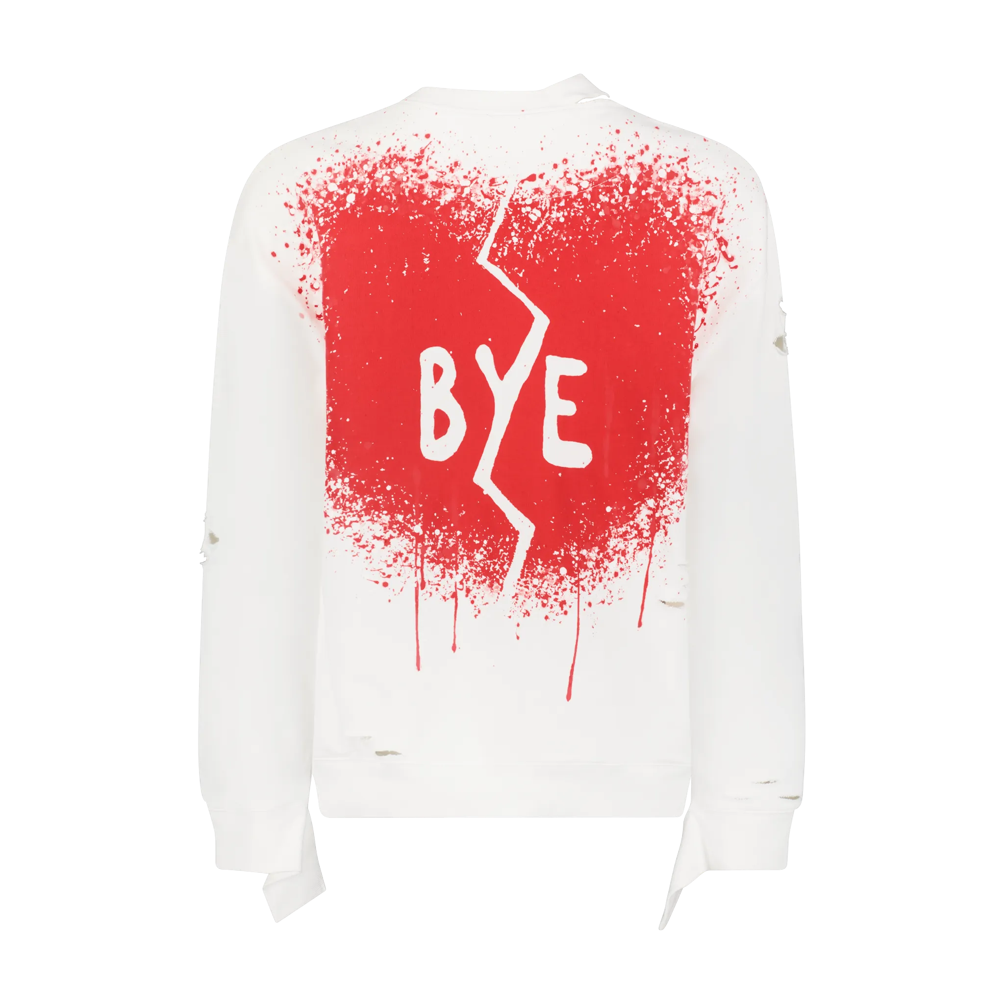 HI. BYE. CREWNECK