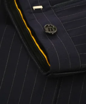 HICKEY FREEMAN - "ERMENEGILDO ZEGNA Fabric" Chalk Stripe Check Pants - 34W