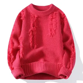 High End Thick Warm Ripped Jumper