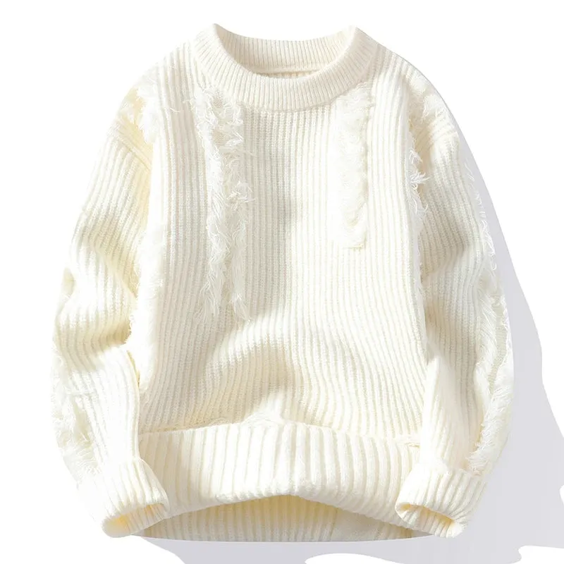 High End Thick Warm Ripped Jumper