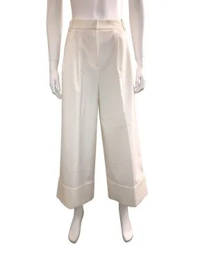 High Waisted Cuffed Culottes