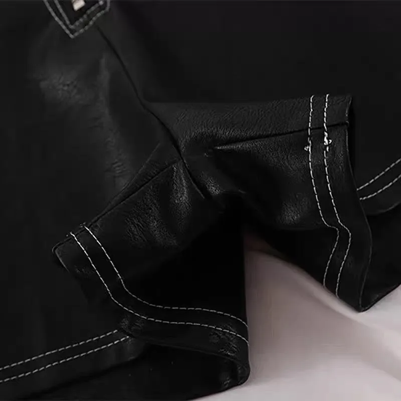 High Waisted Lace Up Shorts