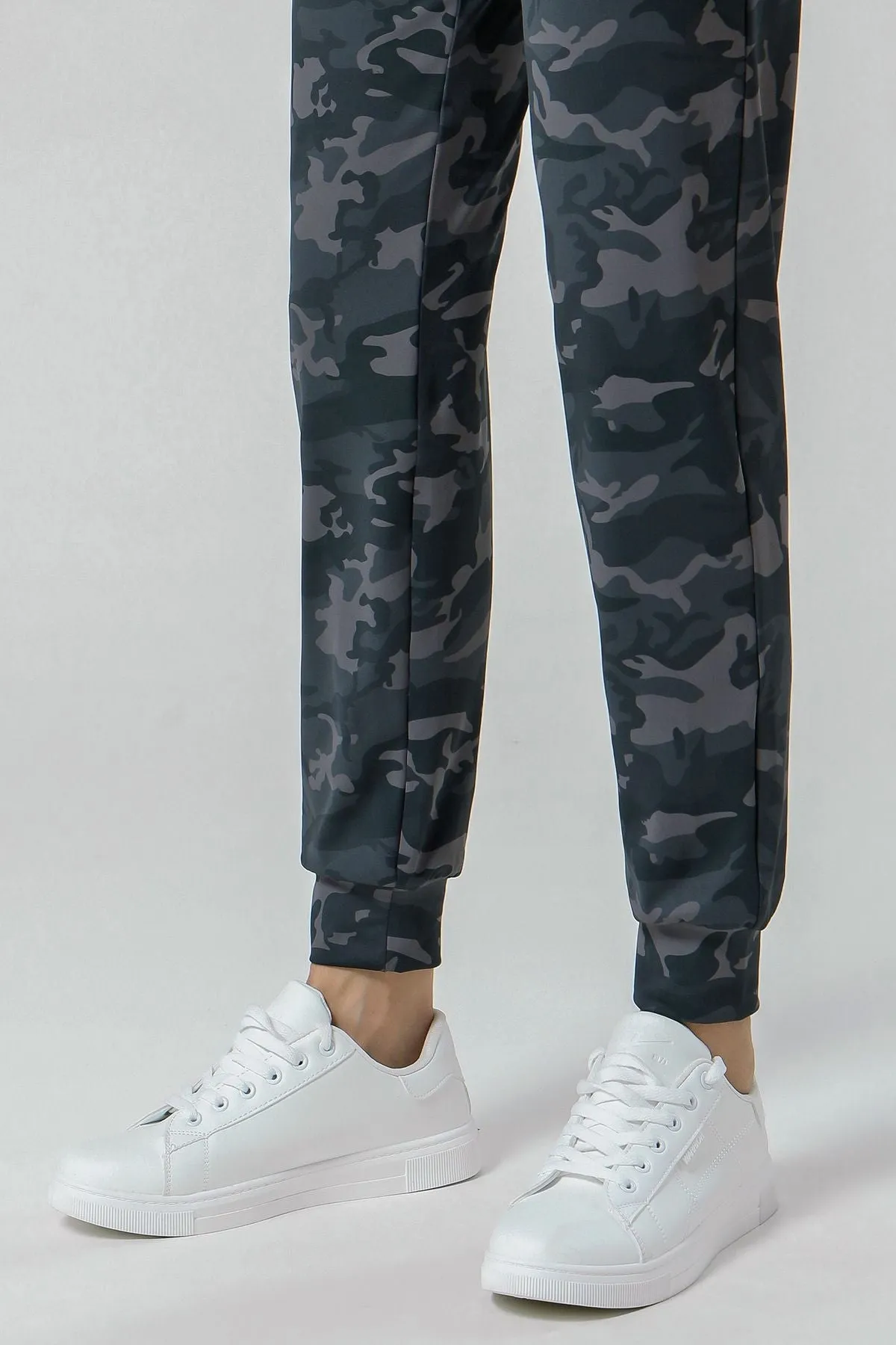 High-Waisted Tapered Joggers
