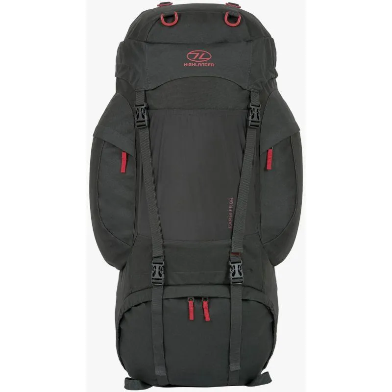 Highlander Rucksack Rambler 88L - Charcoal