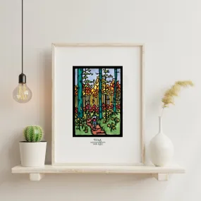 Hiking - Simple Giclee Print