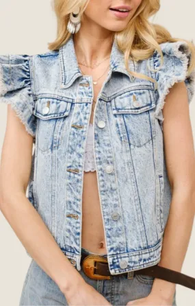 Holly Light Wash Denim Jacket