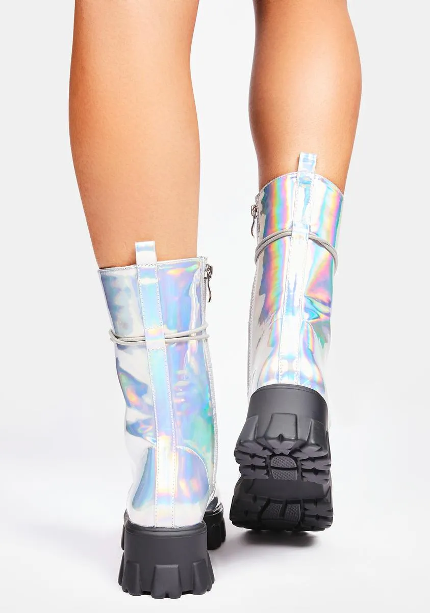Holo Take A Hike Combat Boots