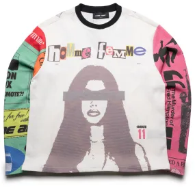 Homme Femme Ransom Thermal L/S Tee - White