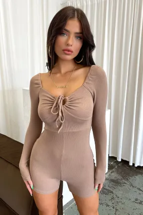 Honey Playsuit - Tan