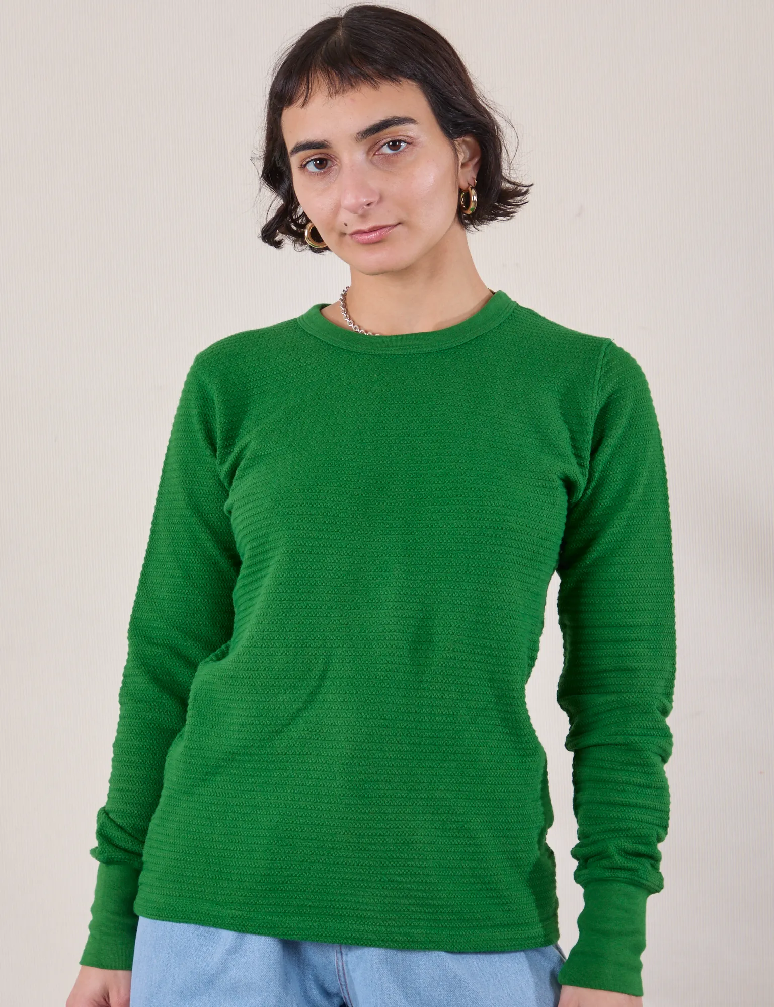 Honeycomb Thermal - Forest Green