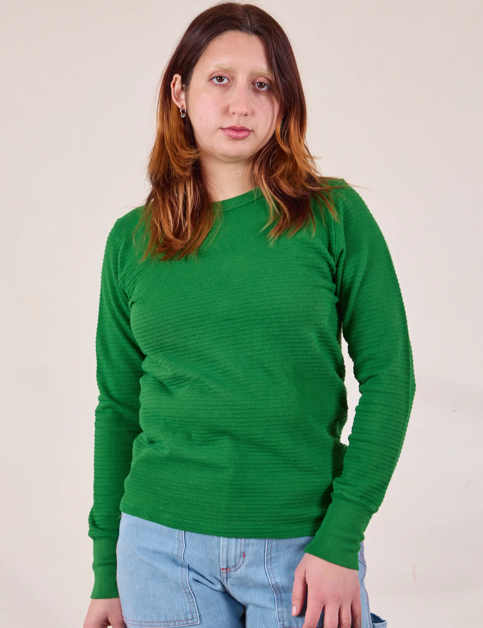 Honeycomb Thermal - Forest Green