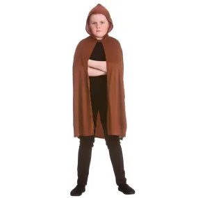 Hooded Cape - BROWN (Child One Size)