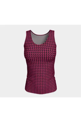 Hot Pink Fitted Tank Top