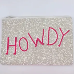 Howdy Beaded Clutch