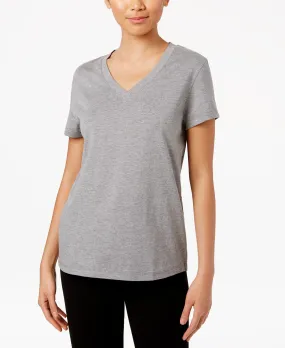 Hue Solid Short Sleeve V-Neck Sleep T-Shirt, Multi