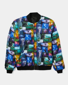 Huf x Kodak - Collage Reversible Bomber Jacket - Black
