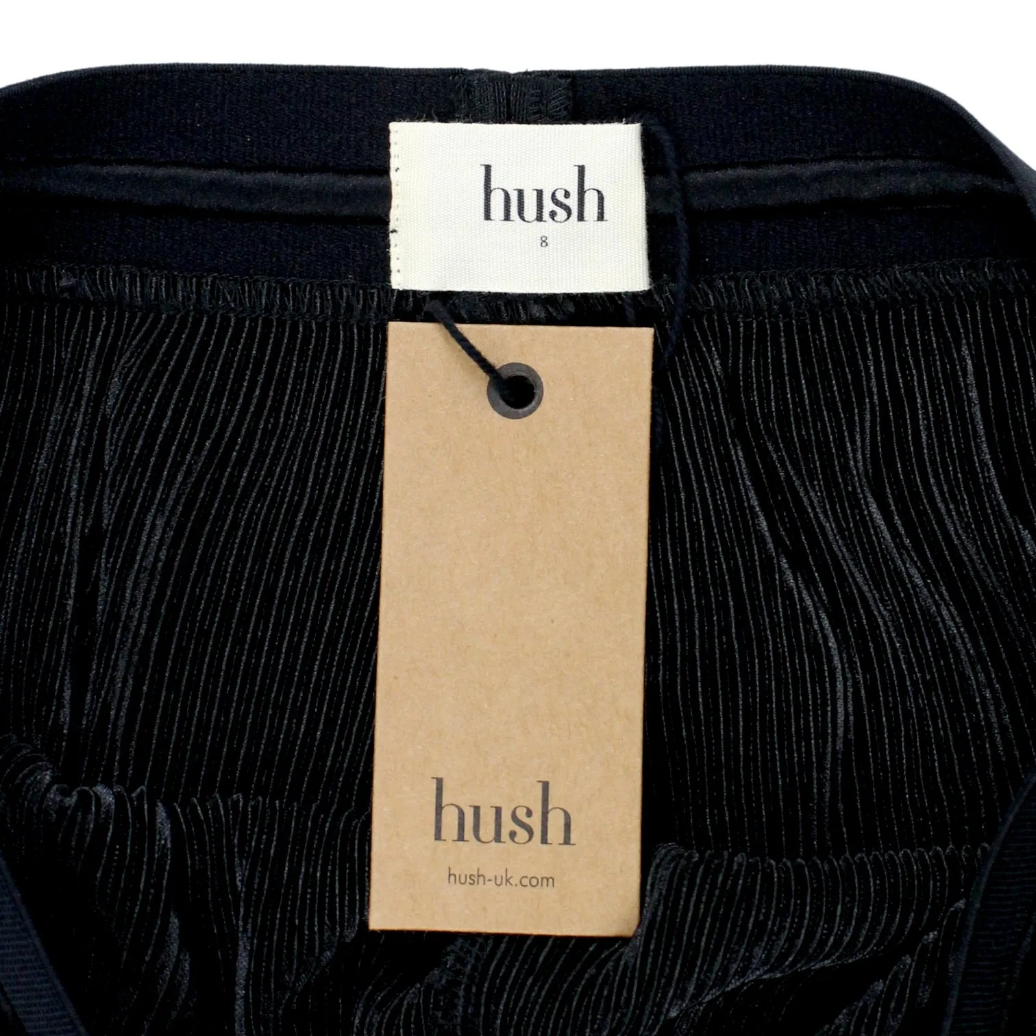 Hush Black Sonal Pleated Culottes