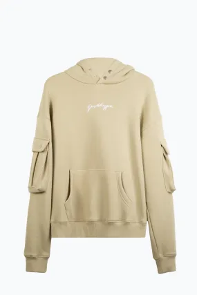 Hype Womens Sage Cargo Scribble Hoodie