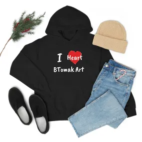 I Heart BTomak Art Unisex Heavy Blend™ Hooded Sweatshirt