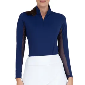 IBKUL Ladies Solid Layered Skort - White