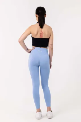 Ice-Blue Contour Leggings