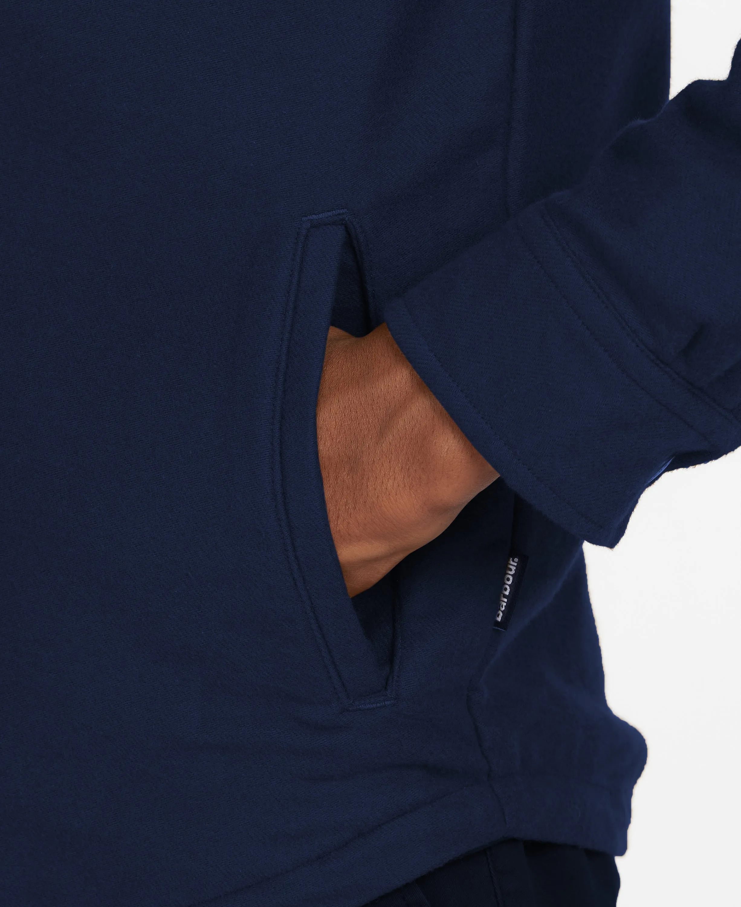 ID24634-Barbour Navy Carrbridge Overshirt