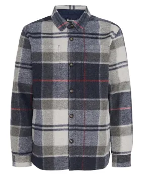 ID24636-Barbour Blue Tartan Chapter Overshirt