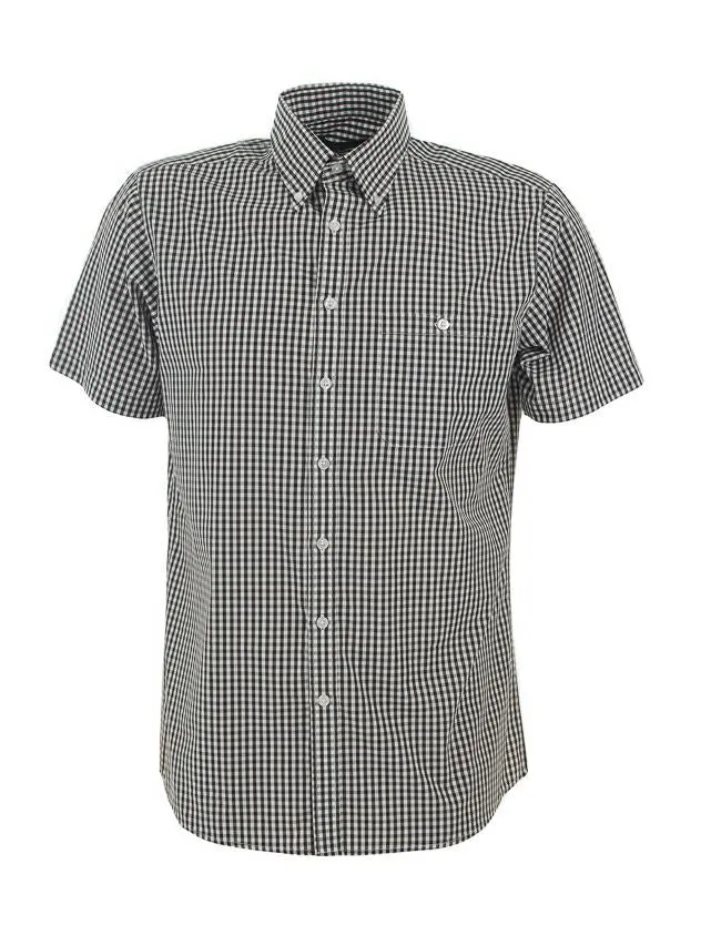 Identitee W46 Miller Mens Short Sleeve Check