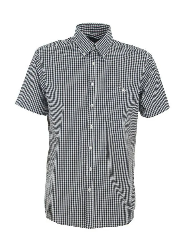 Identitee W46 Miller Mens Short Sleeve Check