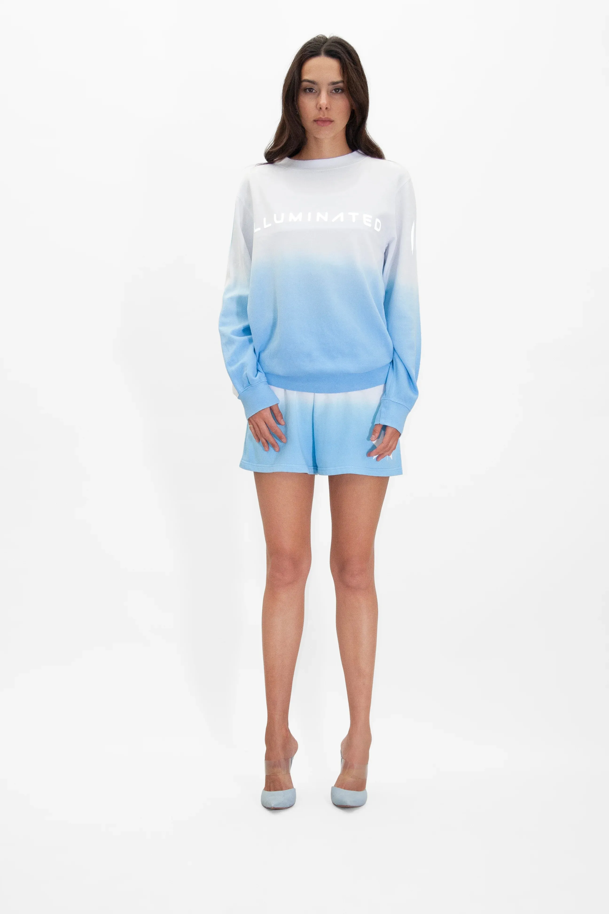 Illuminated Crewneck in Atmosphere