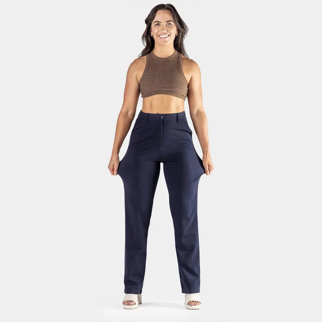 Impact Straight Leg Pants - Navy