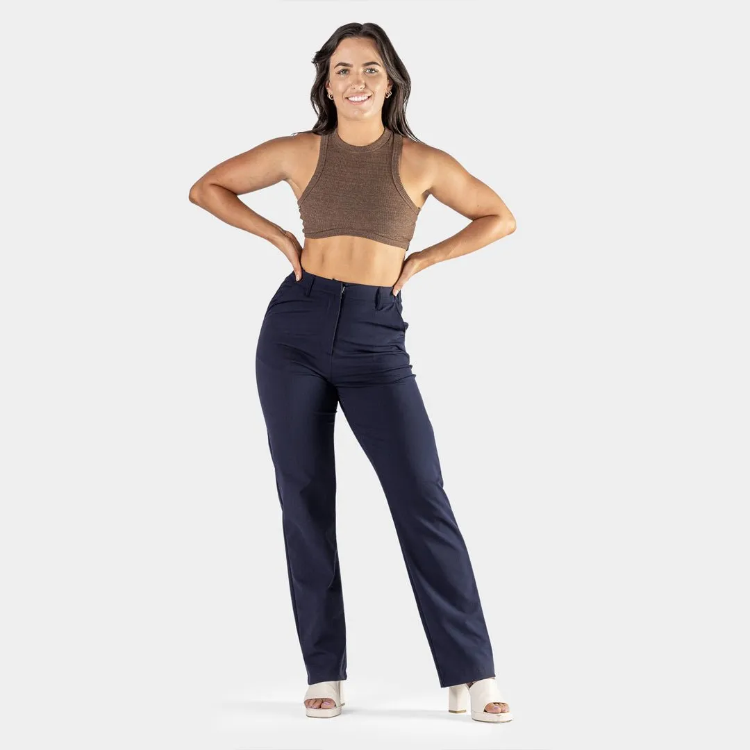 Impact Straight Leg Pants - Navy